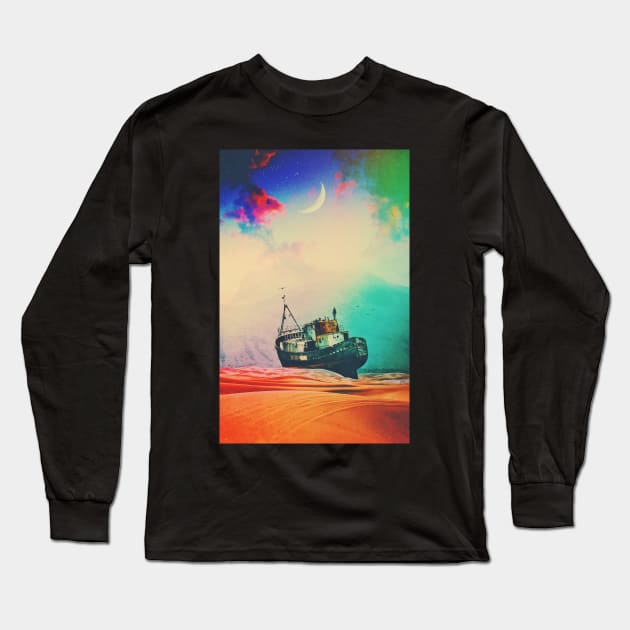 Sea Of Sand Long Sleeve T-Shirt by SeamlessOo